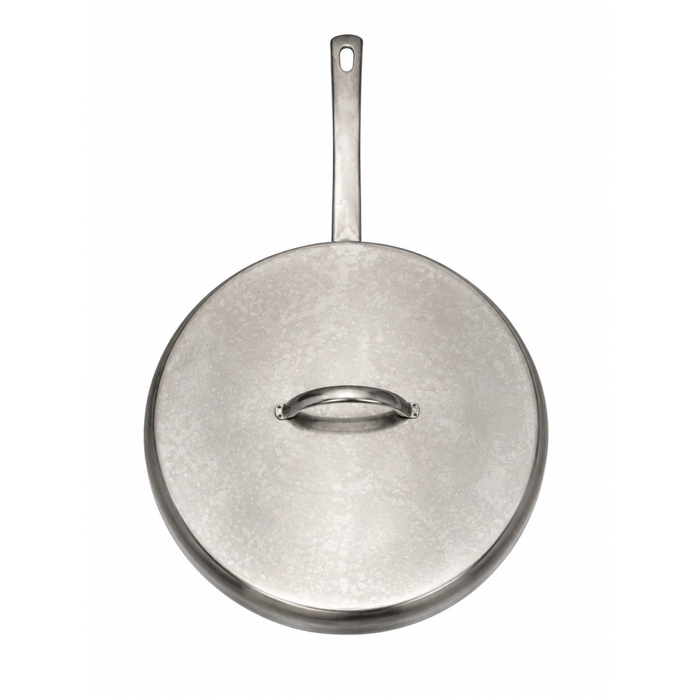 Vintage International Cookware‎ Inc. 12" Tri-Ply Aluminum/Stainless Pan w/ Lid
